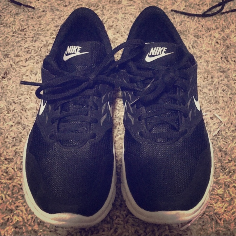 Black & White Nike Shoes